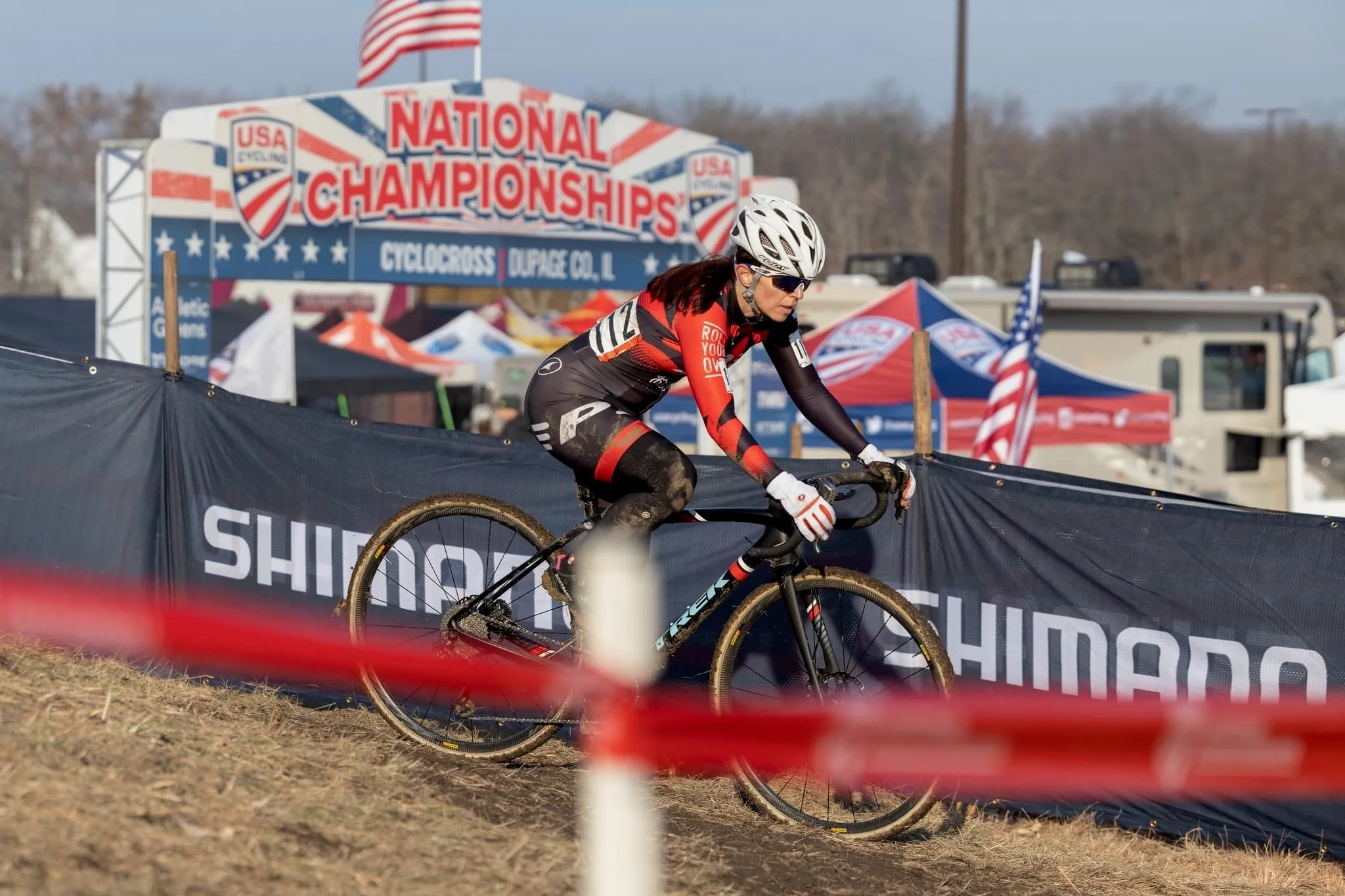 Coach Theia Friestedt racing